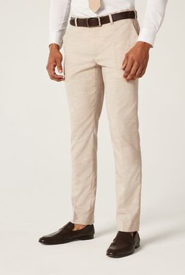 Mens Fawn Tailored Suit Pant
